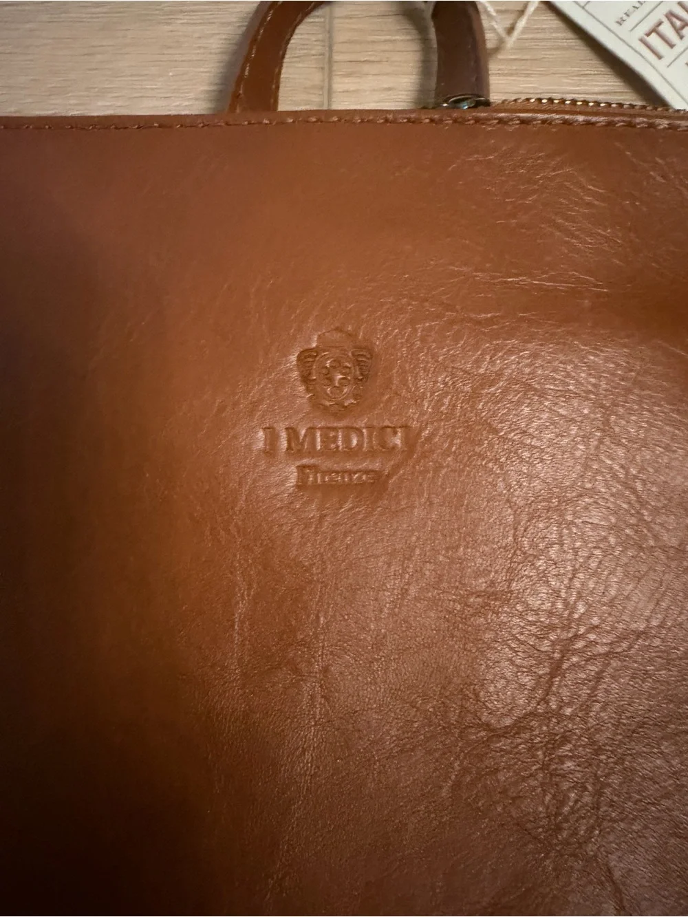 I Medici Firenze genuine Italian leather backpack crossbody convertible purse